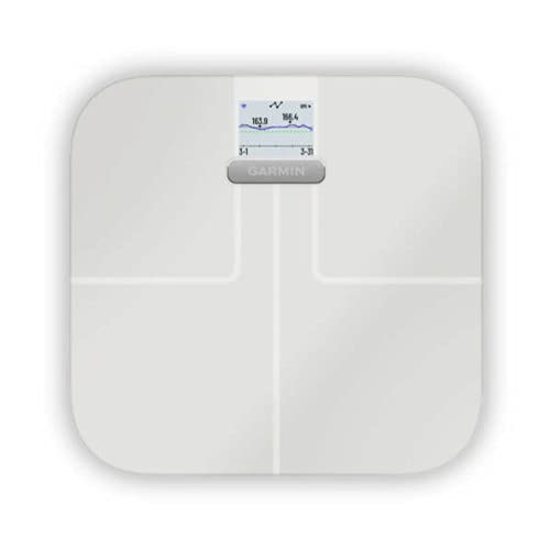 Garmin Index S2, Smart Scale with Wireless Connectivity, Measure Body Fat, Muscle, Bone Mass, Body Water% and More
