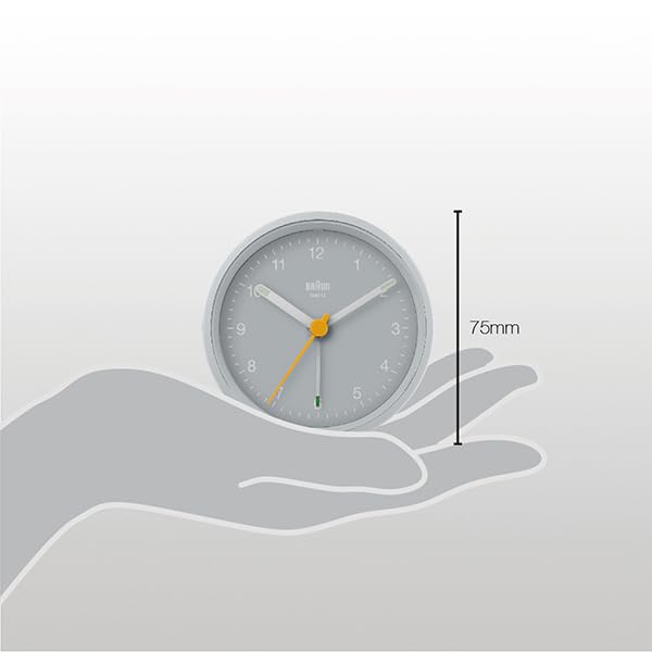 Braun Classic Analogue Alarm Grey - BC12G