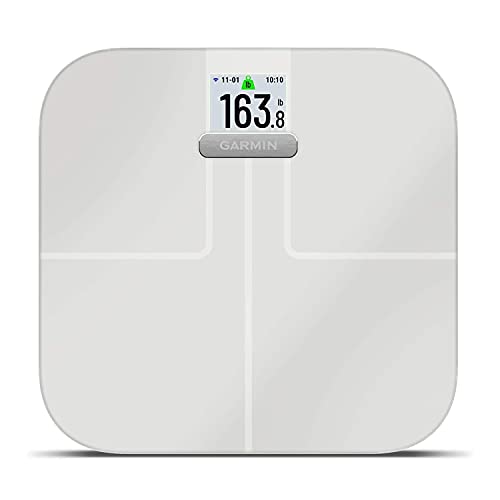 Garmin Index S2, Smart Scale with Wireless Connectivity, Measure Body Fat, Muscle, Bone Mass, Body Water% and More