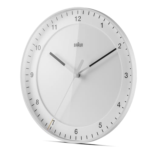 Braun Classic Large Analogue Wall Clock White - BC17W
