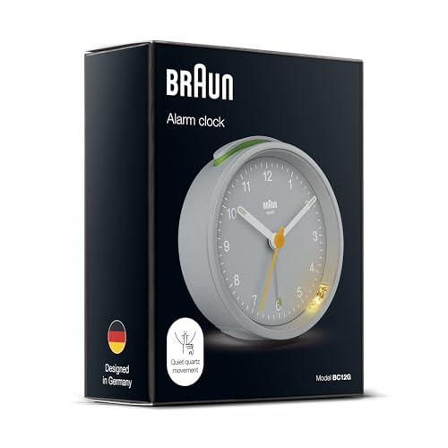 Braun Classic Analogue Alarm Grey - BC12G