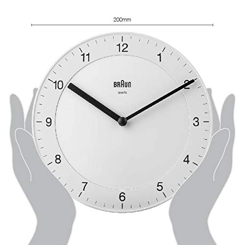 Braun Classic Analogue Wall Clock White - BC06W