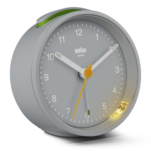 Braun Classic Analogue Alarm Grey - BC12G