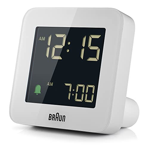 Braun Digital Alarm Clock White - BC09W