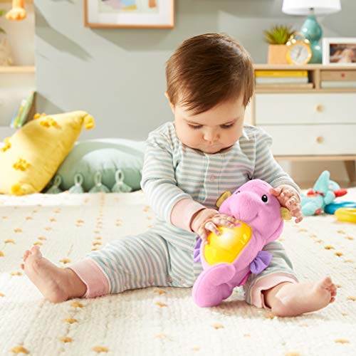 Fisher-Price SOOTHE & GLOW SEAHORSE PINK Plush Toys