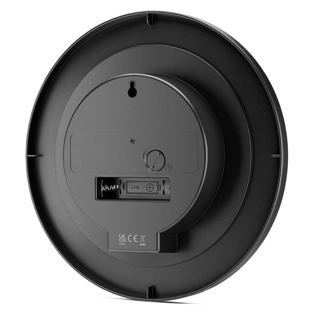 Braun Classic Analogue Wall Clock Black - BC06B