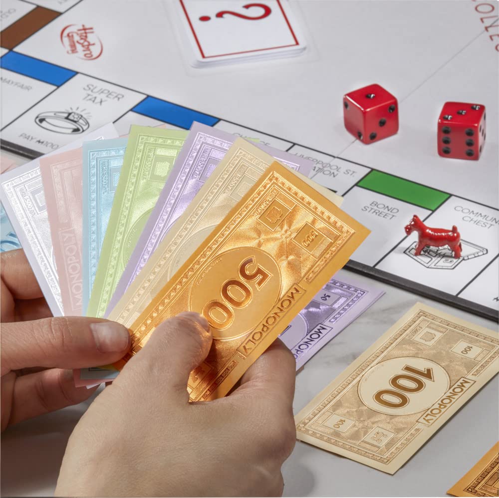 Monopoly Signature Collection Family Board Game for 2 to 6 Players, Premium Packaging and Components, Game for Ages 8+