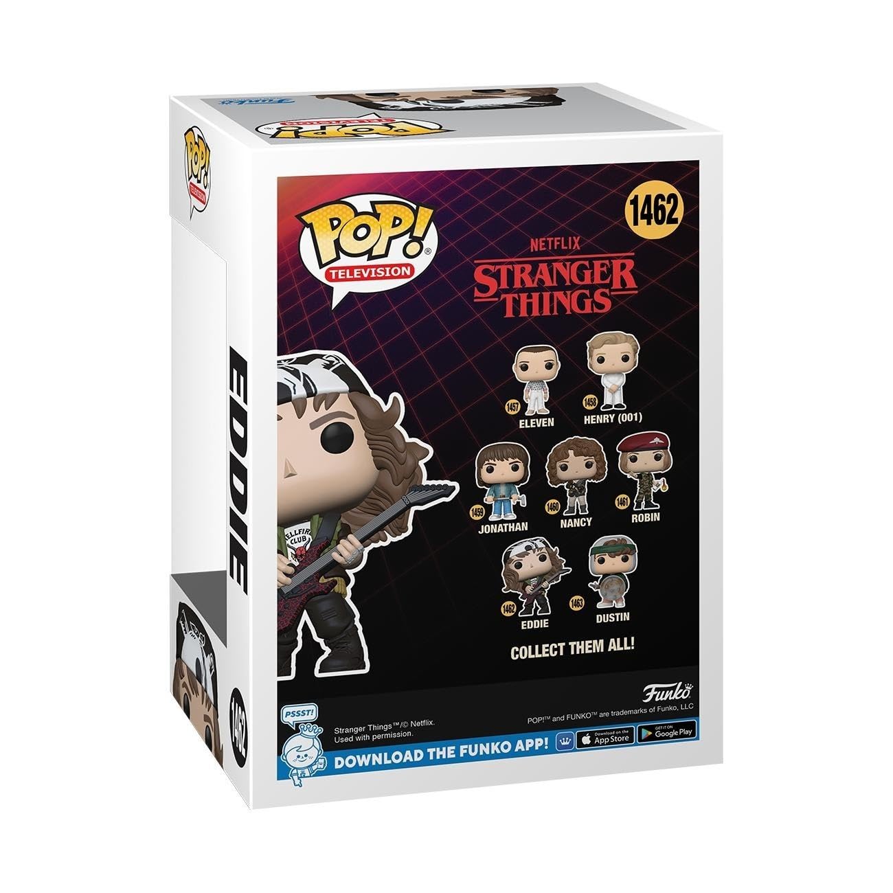 Funko POP! TV: Stranger Things - Hunter Eddie With Guitar - Collectable Vinyl Figure - Gift Idea - Official Merchandise - Toys for Kids & Adults - TV Fans - Model Figure for Collectors and Display