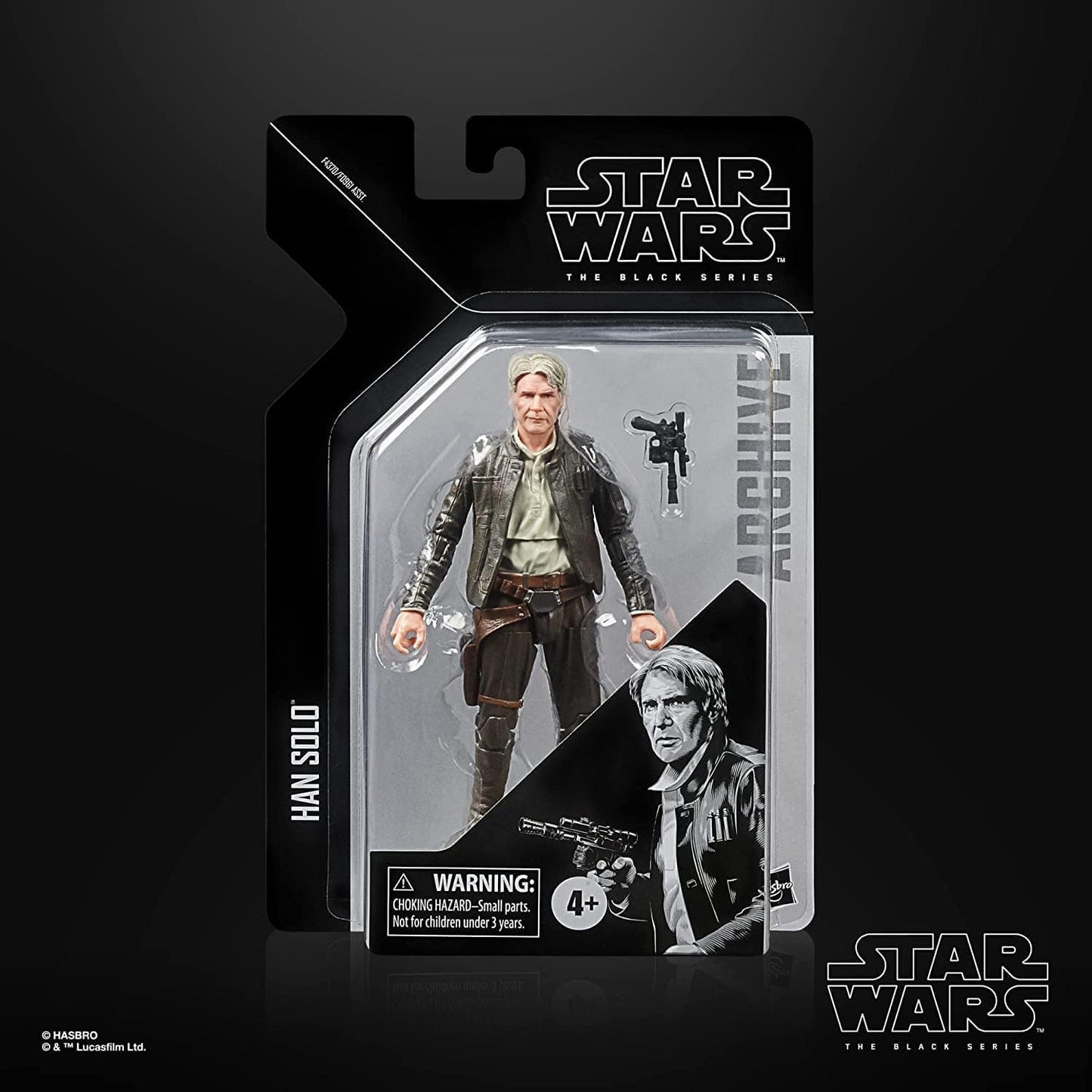 Star Wars The Black Series Archive Han Solo Toy 6-Inch-Scale Star Wars: The Force Awakens Collectible Action Figure Toy