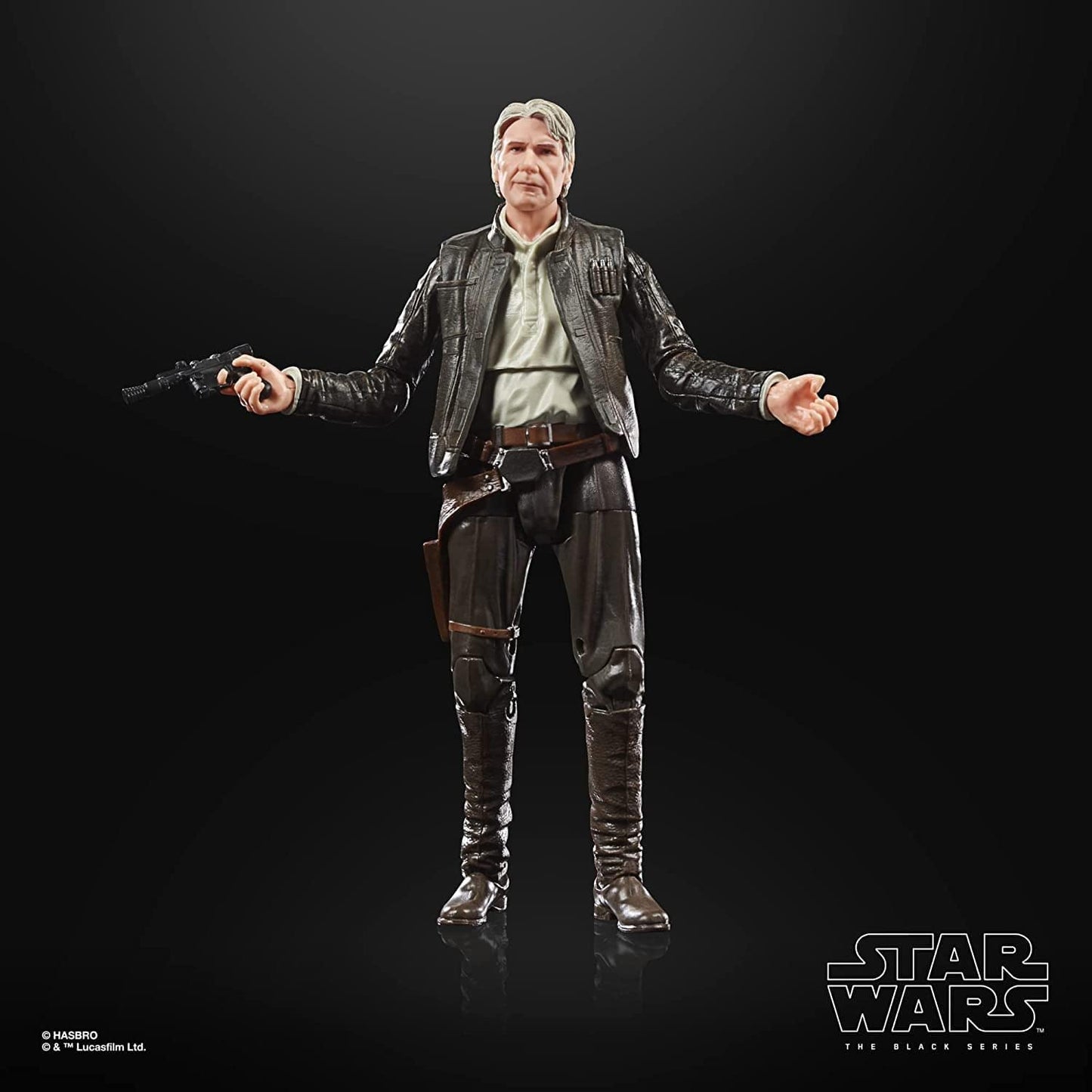 Star Wars The Black Series Archive Han Solo Toy 6-Inch-Scale Star Wars: The Force Awakens Collectible Action Figure Toy