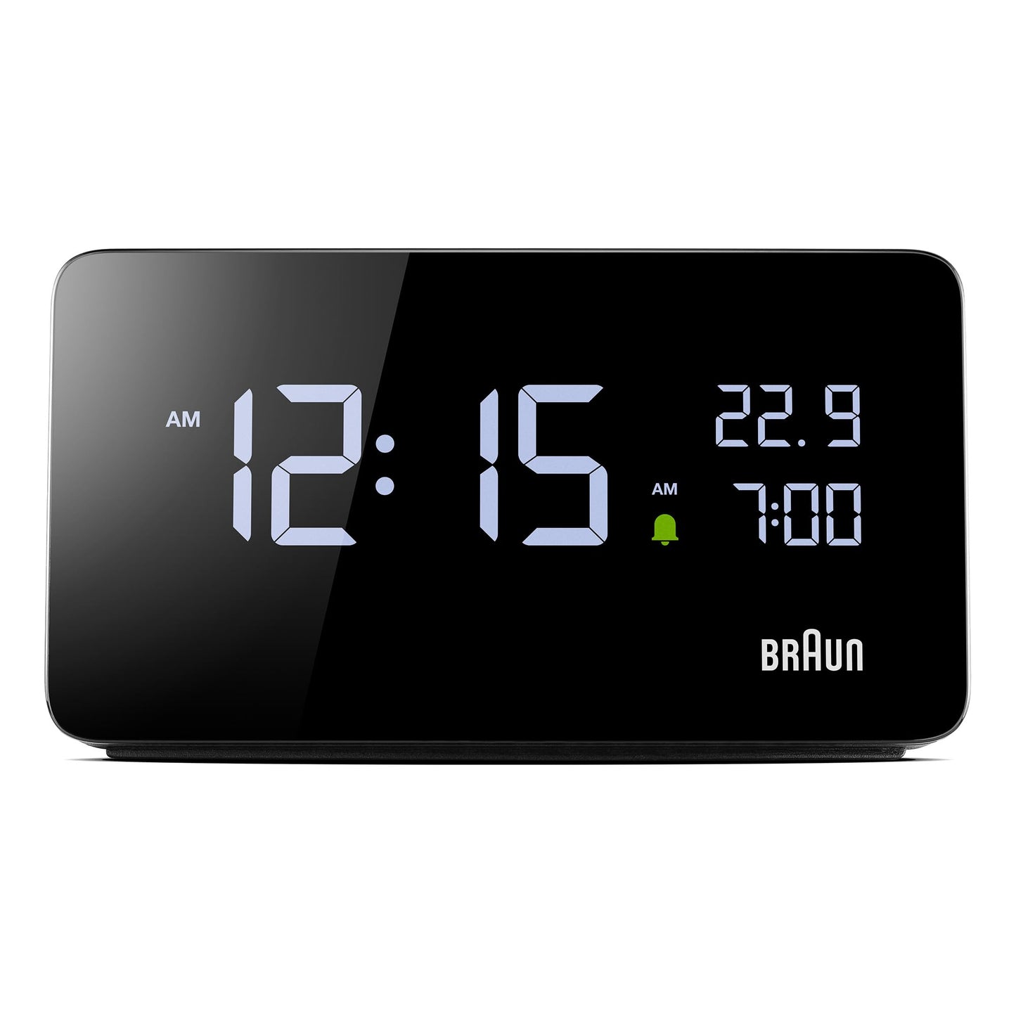 Braun Digital Alarm Clock Black - BC20B