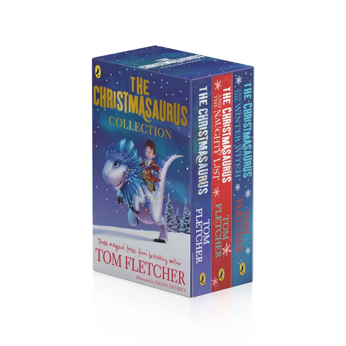 Tom Fletcher Collection 3 Books Set (The Christmasaurus, The Naughty List, The Winter Witch)