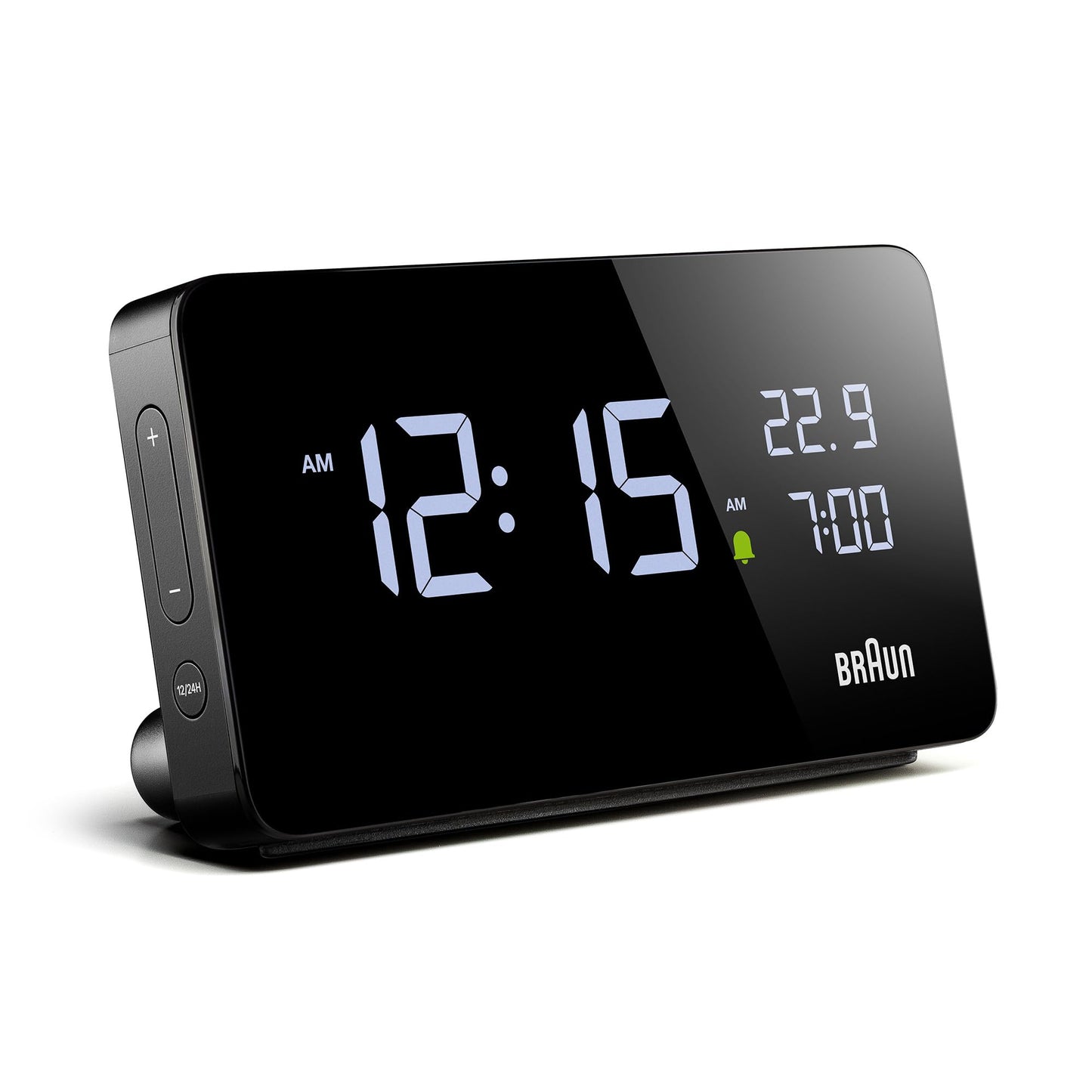 Braun Digital Alarm Clock Black - BC20B