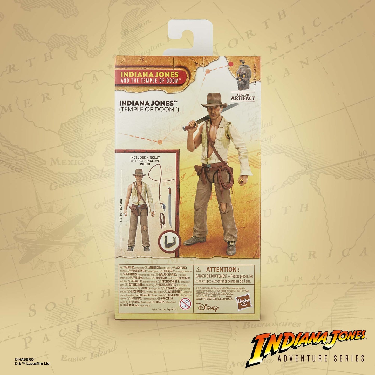 Hasbro Indiana Jones and the Temple of Doom Adventure Series Indiana Jones (Temple of Doom) 6-inch Action Figure