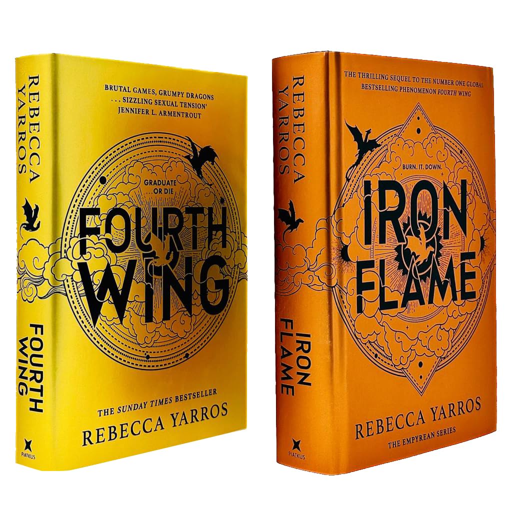 The Empyrean Series 2 Books Collection Set by Rebecca Yarros - Iron Flame, Fourth Wing
