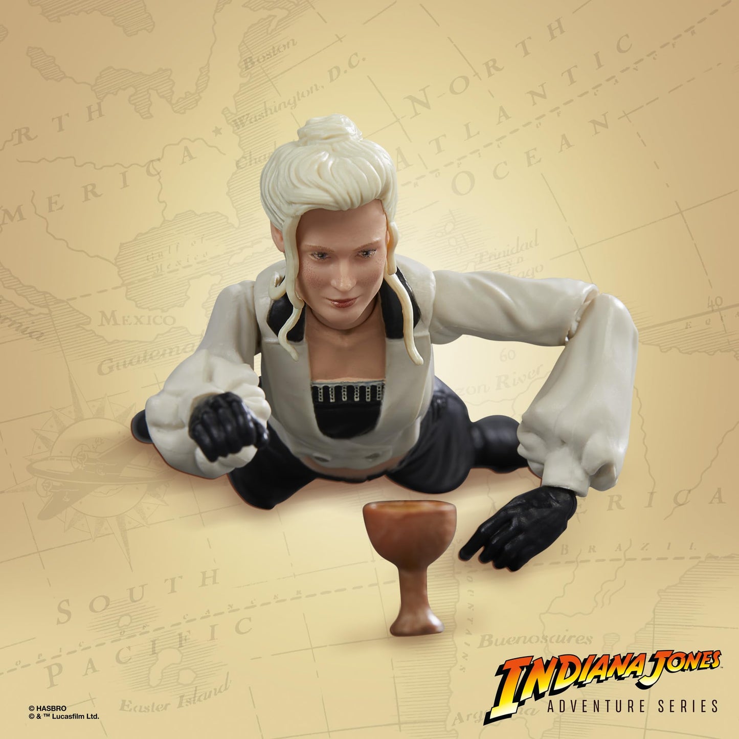 Indiana Jones and the Last Crusade Adventure Series Dr. Elsa Schneider, 6” Indiana Jones Action Figures