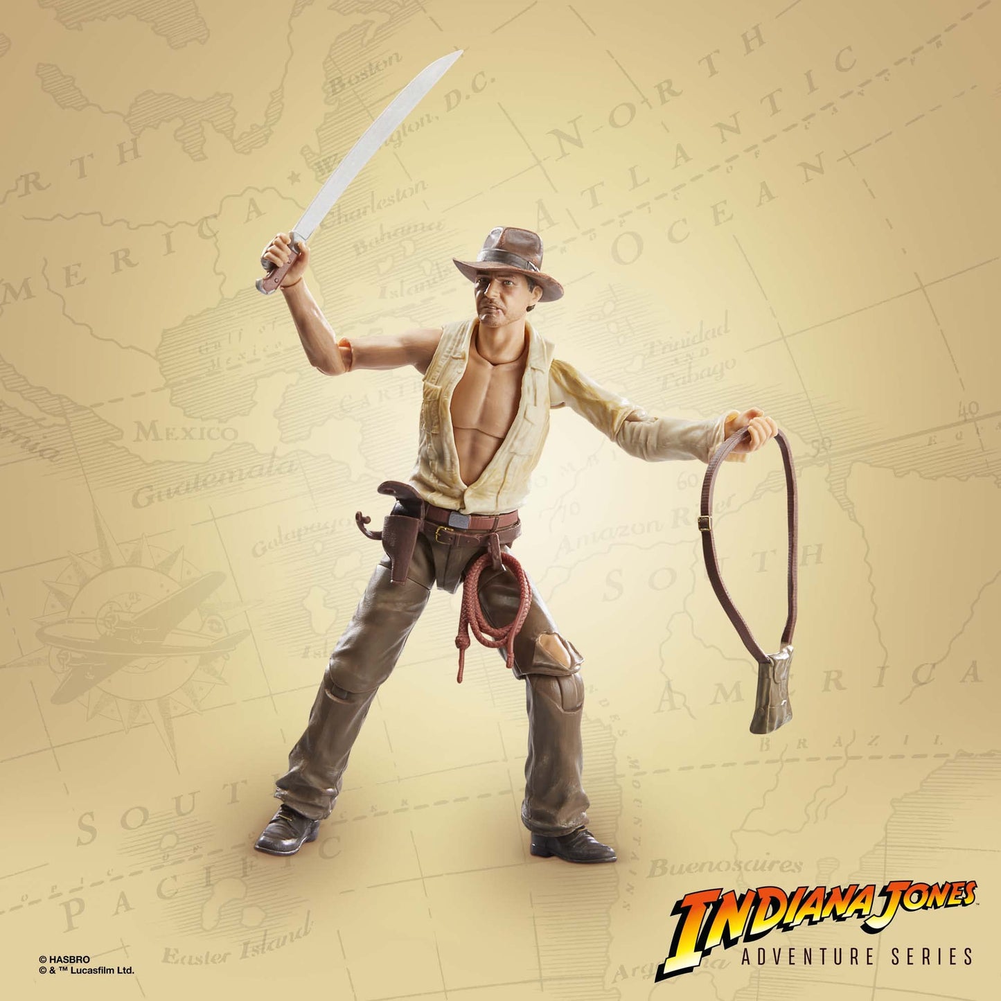 Hasbro Indiana Jones and the Temple of Doom Adventure Series Indiana Jones (Temple of Doom) 6-inch Action Figure