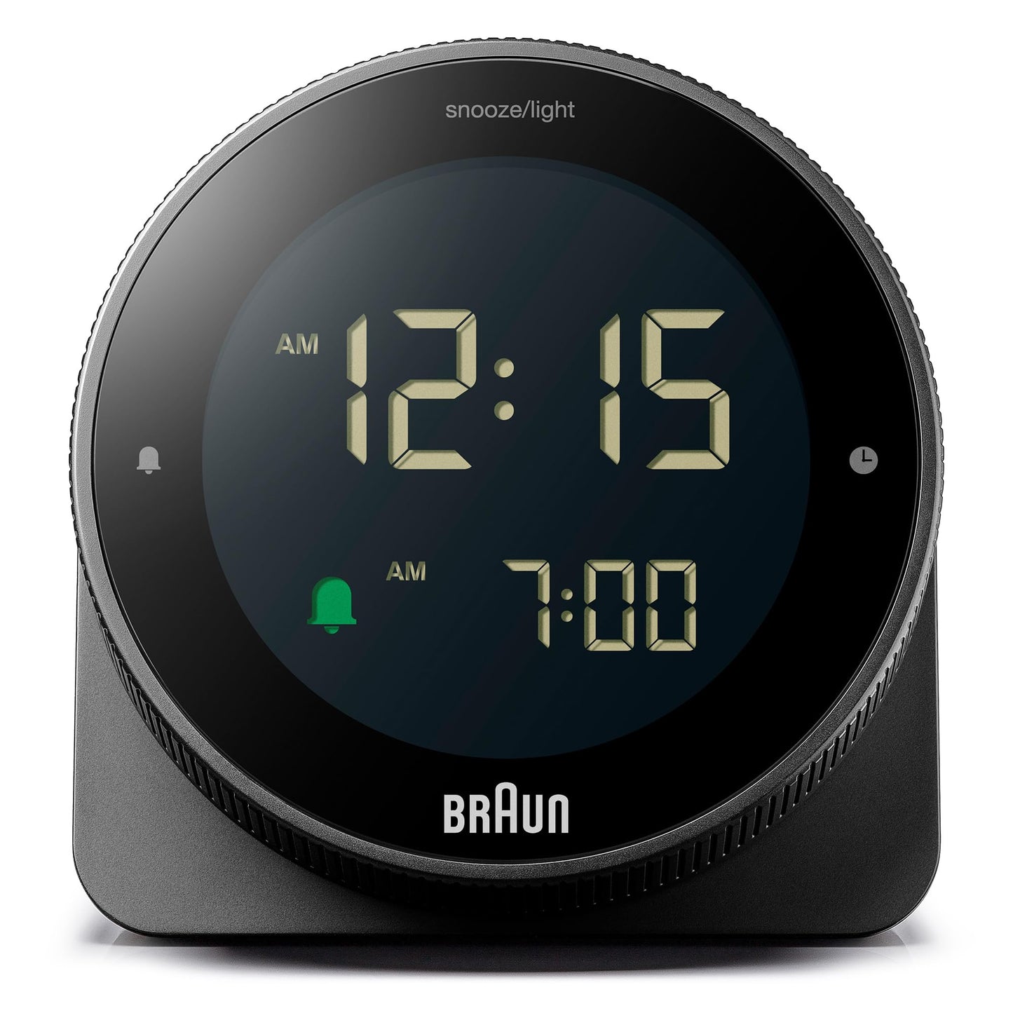 Braun Digital Alarm Clock Black - BC24B