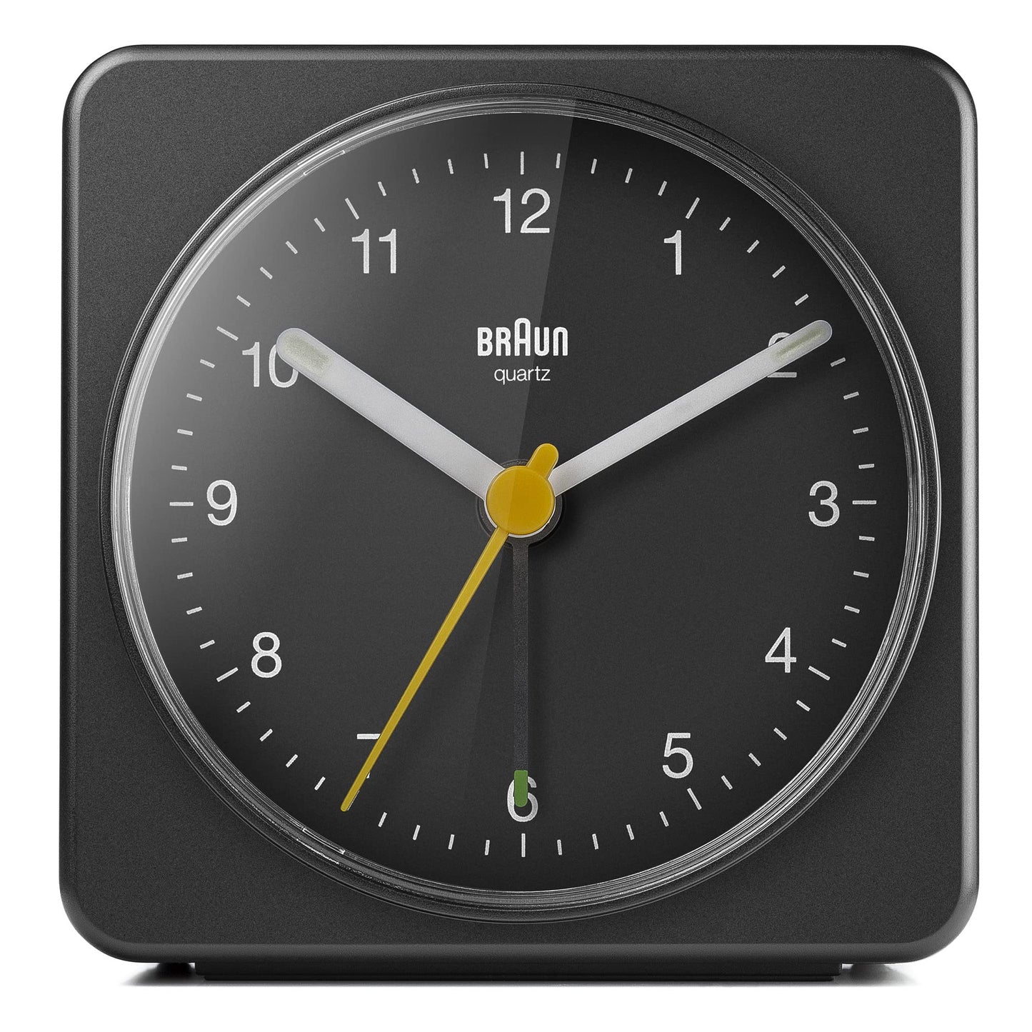 Braun Classic Analogue Alarm Clock Black - BC03B
