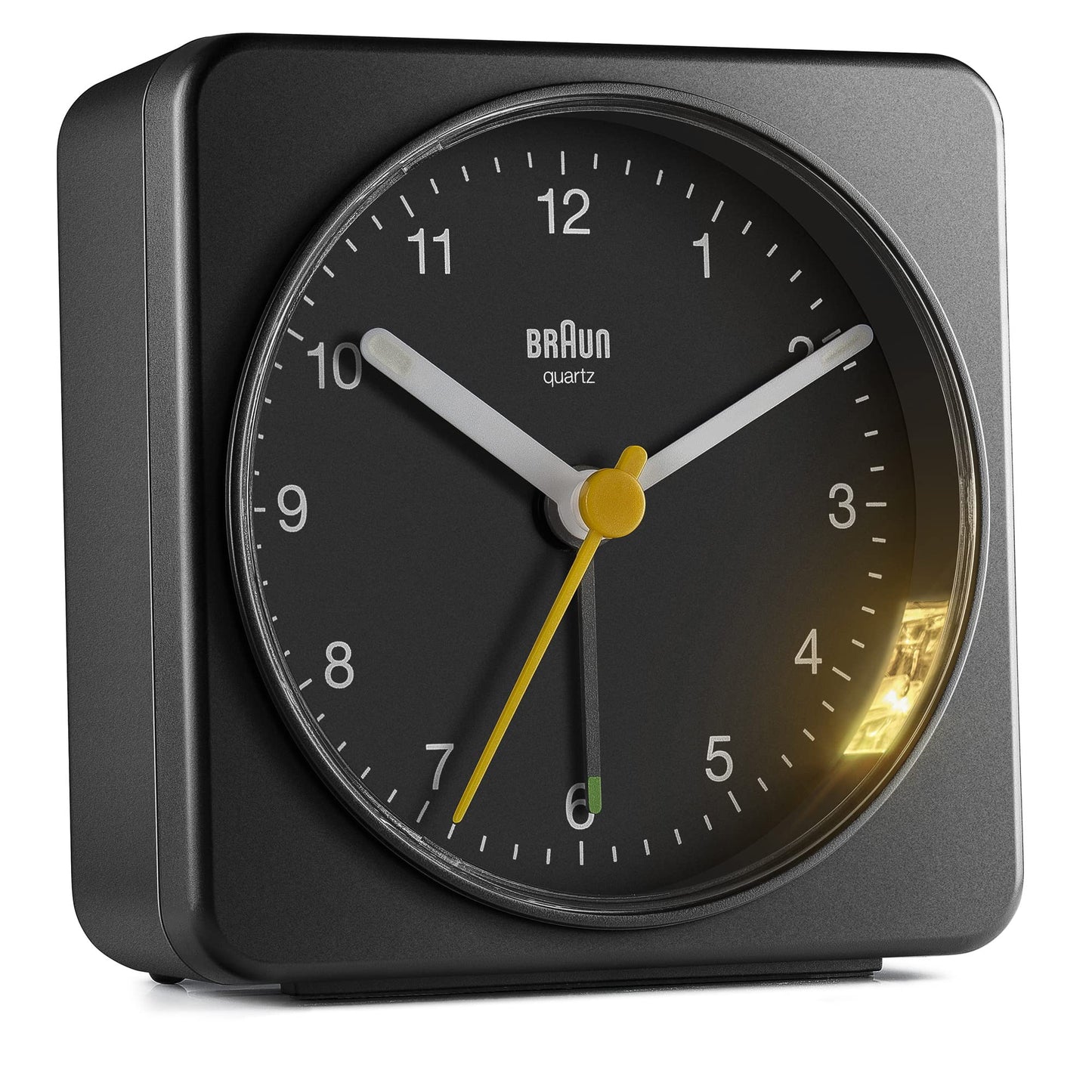 Braun Classic Analogue Alarm Clock Black - BC03B