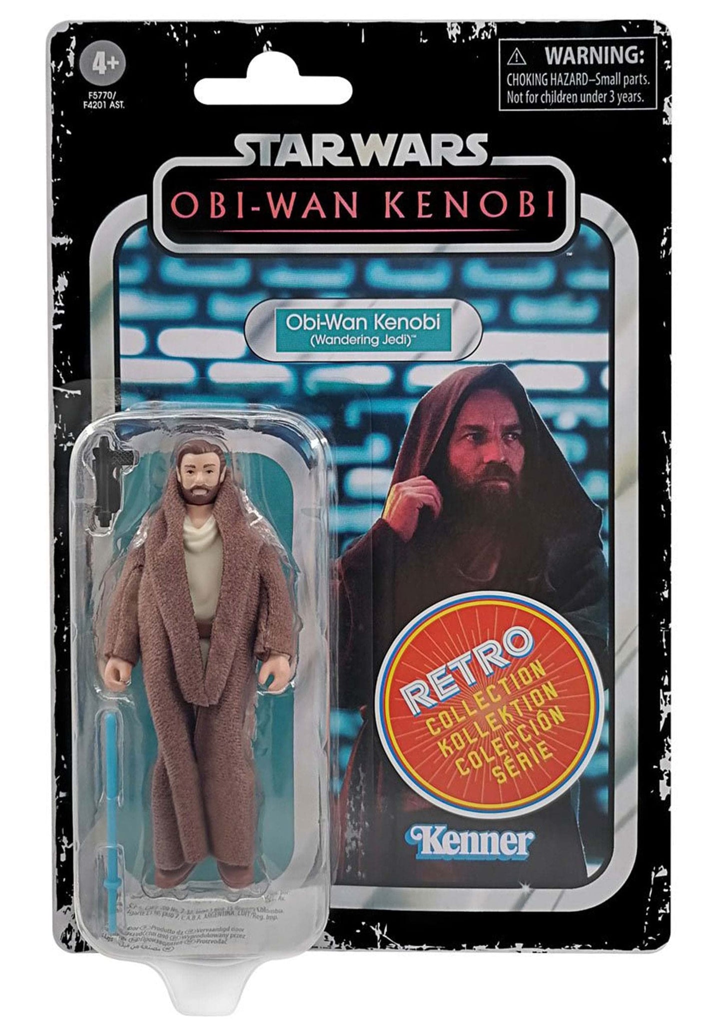 Star Wars Retro Collection Obi-Wan Kenobi (Wandering Jedi) Toy 3.75-Inch-Scale Star Wars: Obi-Wan Kenobi Figure, Kids
