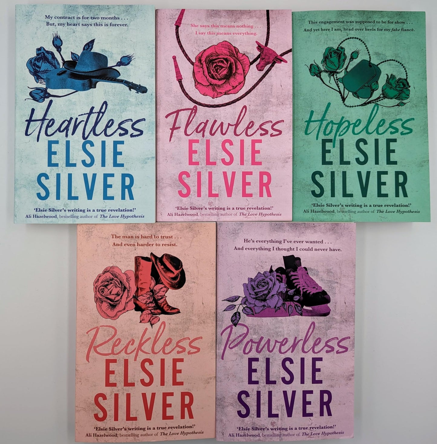 Chestnut Springs 5 Book Set (Reckless, Powerless, Heartless, Flawless, Hopeless) Elsie Silver